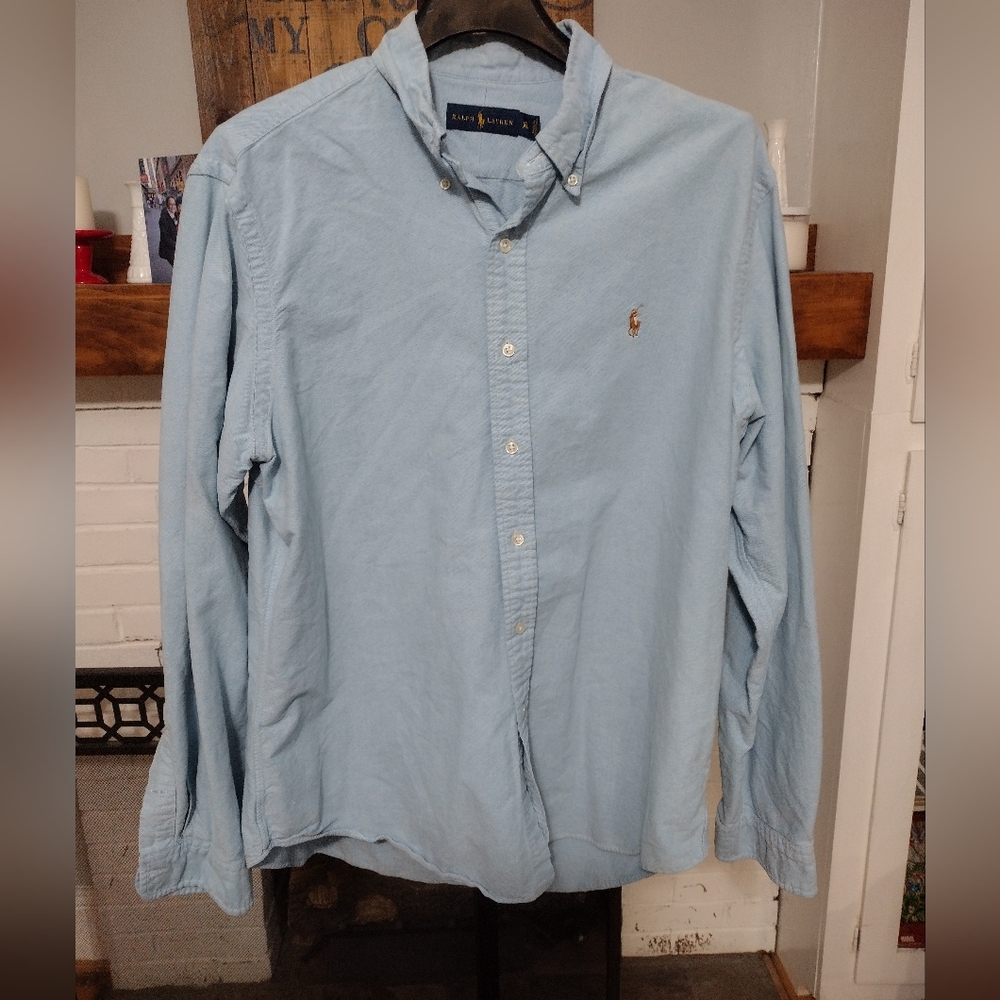 Ralph Lauren Men's Light Blue Shirt